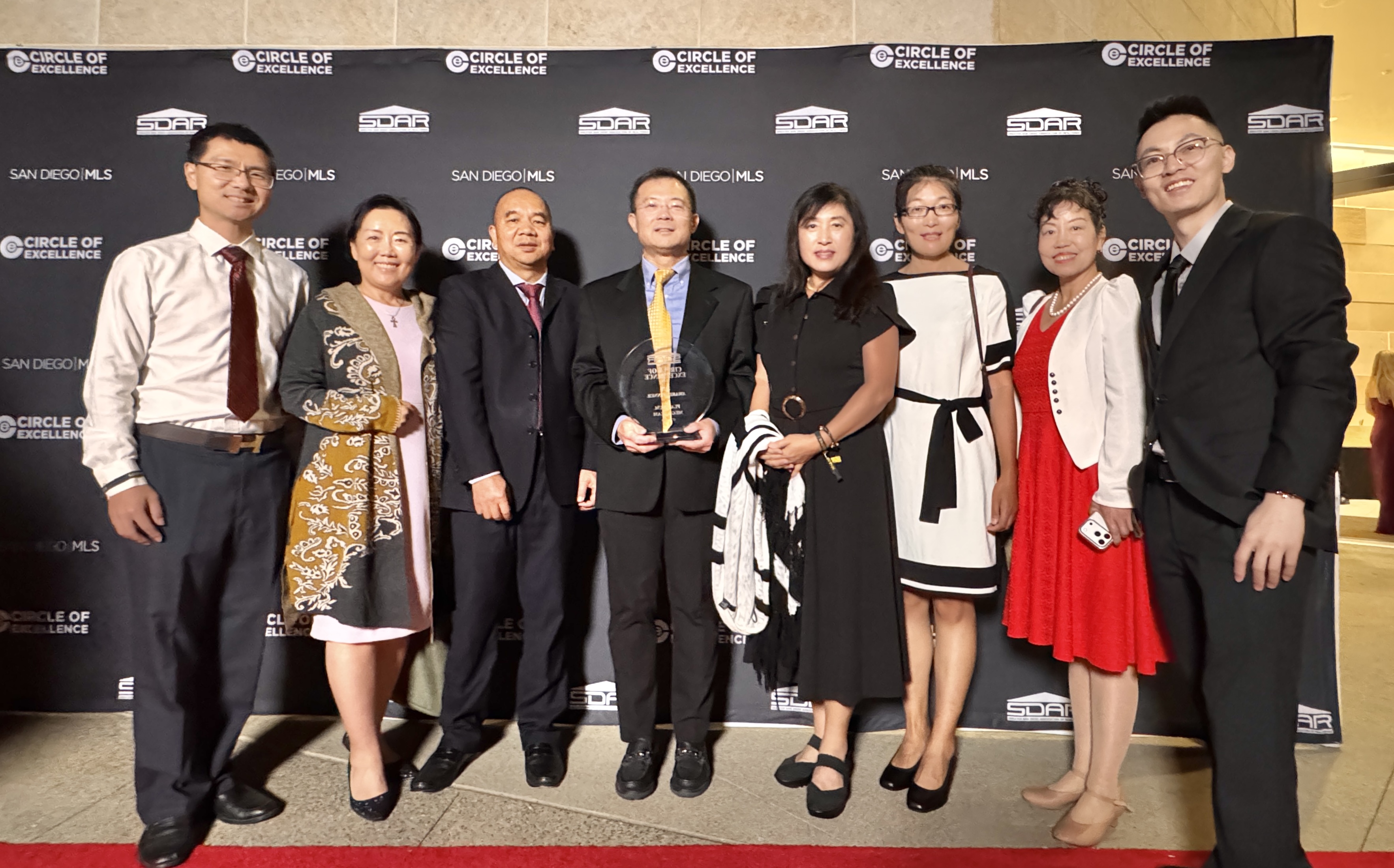 SUNRISE Shines in San Diego! Wins the SDAR Mega Team's Highest Honor Award